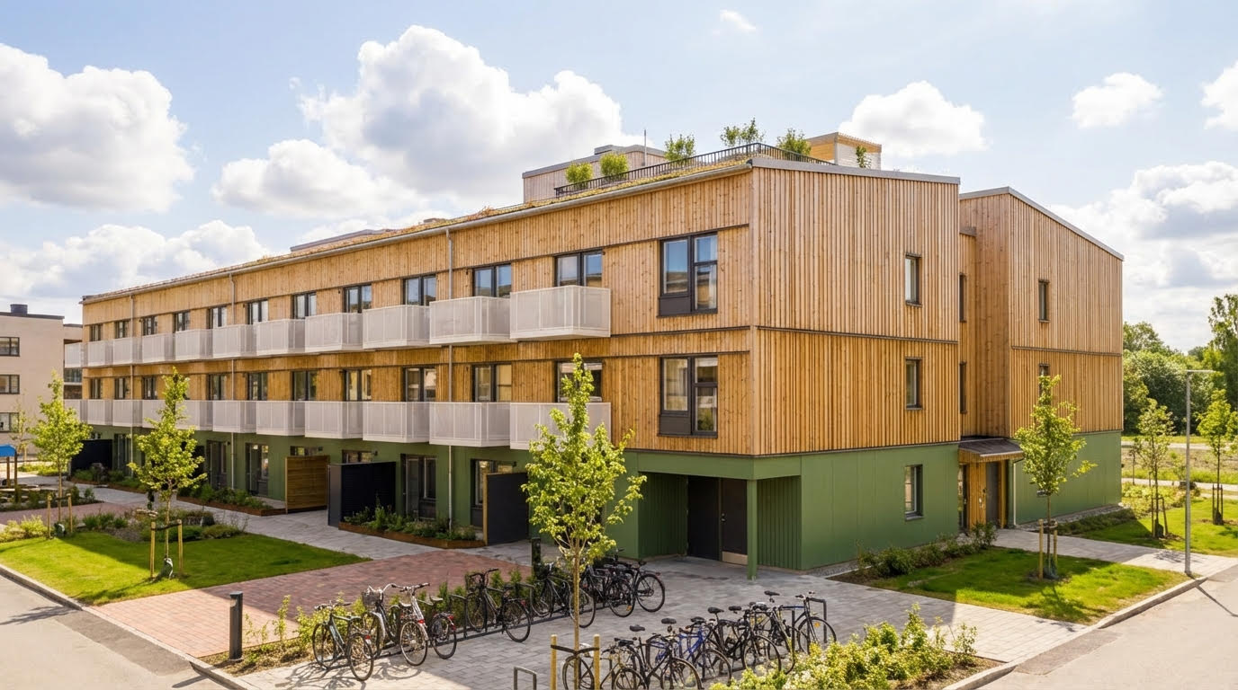 Student housing campus in the Netherlands — 700+ rooms across 15 buildings